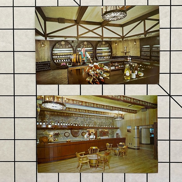Italian Swiss Colony Winery vintage postcards (4) winery established 1881 in CA - Picture 2 of 13